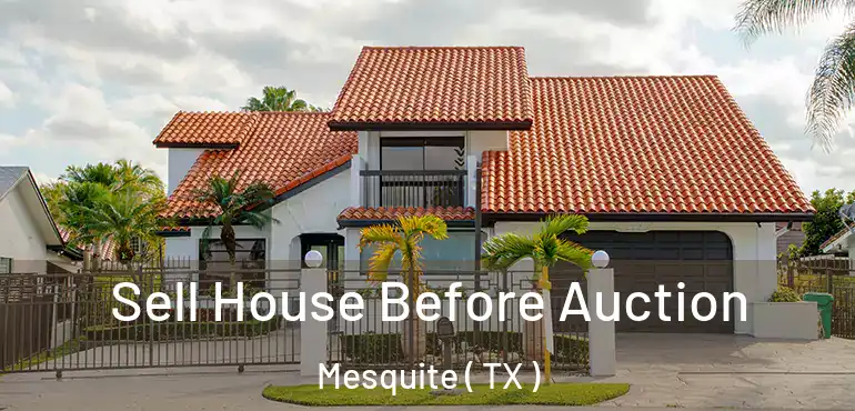  Sell House Before Auction Mesquite ( TX )