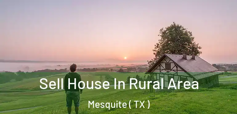  Sell House In Rural Area Mesquite ( TX )