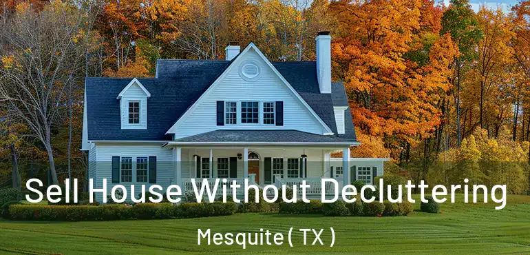  Sell House Without Decluttering Mesquite ( TX )